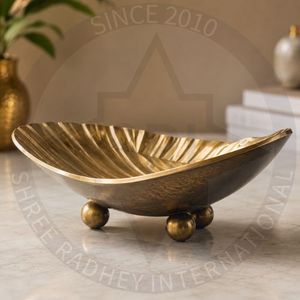 Tazones de Aluminio Ecológicos, Pulidos en Oro, Aptos para Contacto con Alimentos, Diseño Moderno, Sin Recubrimiento, Colección Orgánica, para Bodas y Año Nuevo - Product Image 6
