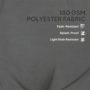 Cuscini per Sedute da Giardino Grigio Scuro, Cuscini e Imbottiture per Esterni (Solo Cuscini) - Product Image 4