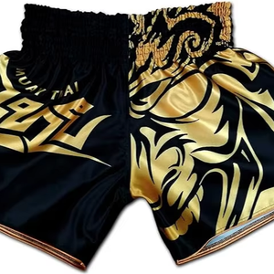 Shorts de Muay Thai Personalizados al por Mayor con Logotipo para Clubes - Transpirables, Elásticos, de Secado Rápido, Unisex, para Adultos, para Boxeo y Artes Marciales - Product Image 1