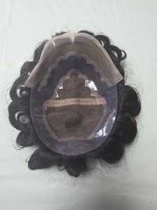 Bollywood Model Taz Hair BD Virgin Human Hair <b>Wig</b> Soft Indian Hair Prosthesis for <b>Men</b> Remy Toupee - Product Image 4