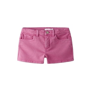 Pantalones Cortos Casuales de Verano para Niñas, Transpirables, Ecológicos, de Secado Rápido, Ligeros, de Algodón Twill, Pierna Recta, Cintura Ajustable con Botones - Product Image 5