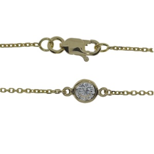 0.20 CT Lab Grown Diamond Freshwater Pearl Bezel Set 10K Gold Plated Chain Link <b>Bracelet</b> for Women Trendy Face Design IGI - Product Image 4