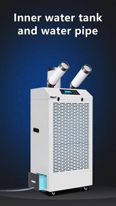 600m ปรับอากาศแบบพกพาสำหรับอุตสาหกรรม1500W 220V ³/H พร้อมถังเก็บน้ำ8L มอเตอร์พัดลม DC - Product Image 2