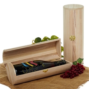 Caja de Vino de Madera de Nogal de Lujo, Caja de Regalo para una Sola Botella con Tapa Deslizante, Estuche de Vino de Madera con Logotipo Personalizado Premium, Soporte para Botellas de Vino - Product Image 4