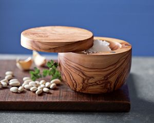 Salière et poivrière en bois d'acacia écologique avec couvercle pivotant amélioré et 3 aimants puissants, compatibles lave-vaisselle et four - Product Image 3