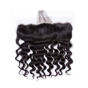 Extensiones de Cabello Humano Virgen Indio con Cierre de Onda Profunda y Trama Cosida a Mano con Puntas Completas - Product Image 2