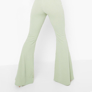 Latest Design Solid Color Women Straight <b>Trousers</b> Premium Quality Polyester/Cotton Eco-Friendly Breathable Winter OEM Service - Product Image 5