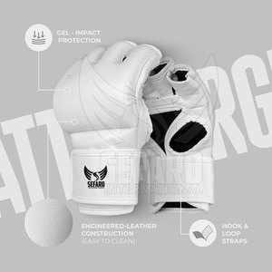 ถุงมือฝึกซ้อม MMA ดีไซน์ล่าสุด ขายส่ง ถุงมือฝึกซ้อม MMA แบบมืออาชีพ ออกแบบเองได้ - Product Image 6