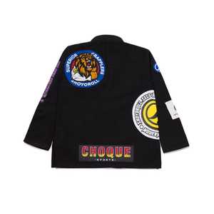 For Batch 124 Jiu Jitsu BJJ Gi Stretch 100% Cotton Federation V2 Black Kimono with <b>Free</b> Bag - Product Image 2