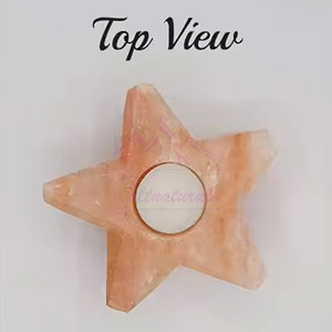 Lampe de sel en forme d'étoile de qualité supérieure, 100% sel de l'Himalaya pur, en vente en ligne - Product Image 3