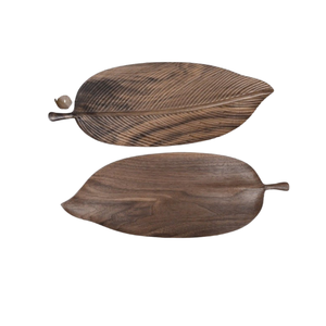 Plateau de service rond en bois jetable et planche à découper pour fromage BLUE LOTUS, le plus vendu, compatible lave-vaisselle, offre spéciale - Product Image 1