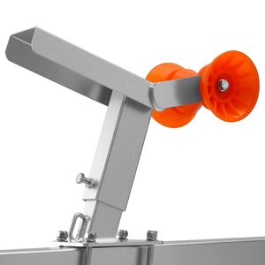 Supporto per verricello per rimorchio barca regolabile in altezza (14,3-21,6 pollici) con rulli e bulloni a U per montaggio su barre da 2-3 pollici x 3-4 pollici - Product Image 5