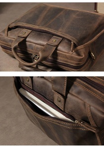Maletín de cuero para portátil, nuevo diseño, bolsos para portátil de alta calidad, precio económico, bolso con estilo, diseño personalizado, bolsos de cuero para portátil - Product Image 6