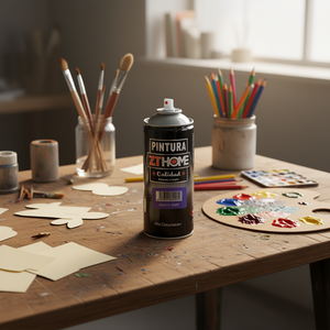 Pintura Plástica VIOLETA de 400 ml para Manualidades y Proyectos Artísticos, Modelo ZT431 - Product Image 2