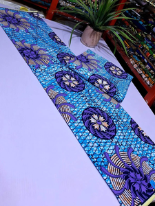 Tela de Algodón Ankara con Estampado Africano Estilo Freetown de Primera Calidad para Ropa Tradicional y Decoración del Hogar - Product Image 6