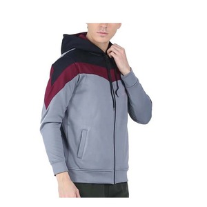 Custom Knitted 100%Cotton <b>Zip</b> <b>up</b> Hooded Oversized Heavy Weight 380GSM Streetwear Cotton High Quality Blank Zipper Men's Hoodies - Product Image 2