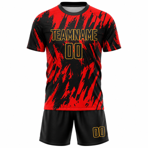 Conjunto de Uniforme de Fútbol Personalizado para Hombre, Camiseta y Pantalones Cortos con Impresión Digital, Transpirable, de Secado Rápido, Ecológico, Impermeable y sin Costuras - Product Image 1