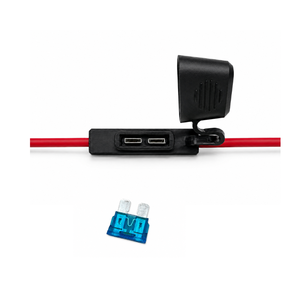 Portafusibles en Línea para Fusibles ATP |   Automotriz |   Piezas PTT |   Terminal de Latón con Cuerpo de PVC de 30A Máx., Cable UL1015 de 12 AWG - Product Image 2