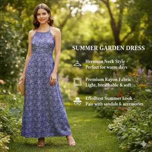 ชุดเดรสยาวผ้าไหมฮาบูไทสุดหรู สายเดี่ยว เปิดหลัง ลายดอกไม้ คุณภาพสูง สำหรับผู้หญิง ฤดูร้อน รุ่นแม็กซี่ ปี 2026 - Product Image 4