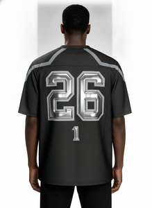 Maillots de football des États-Unis imprimés – 0 Gibbs, 97 Hutchinson, 16 Jared Goff, 14 St Brown, 20 Sanders, 58 Sewell, 5 Montgomery – Respirants pour hommes - Product Image 3