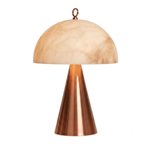 Lampe de table classique en métal avec abat-jour en tissu blanc, base texturée noire pour la décoration de chambre à coucher, source lumineuse LED E26 - Product Image 3