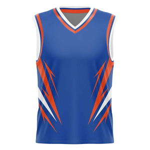 Unisex Custom Breathable and Quick Dry Printed Logo Summer Set Blank Team <b>Name</b> Reversible Basketball Jersey blank embroidery - Product Image 1