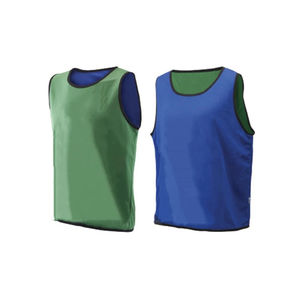 Fabrication professionnelle OEM, gilet d'entraînement de football sans manches en mesh pour adultes, taille plus, respirant, séchage rapide - Product Image 2