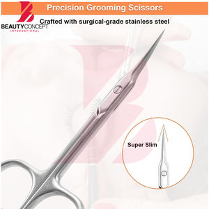 Tijeras para cutículas de uñas de hoja curva extrafina para cuidado personal, buena calidad, recién llegadas, fáciles de usar, duraderas, hechas a medida. - Product Image 4