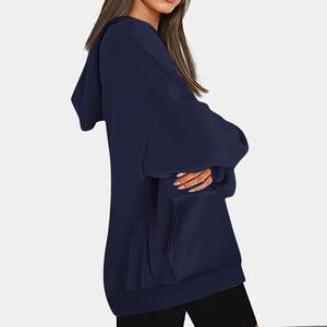 Sudadera con Capucha Extra Grande para Mujer, Personalizable con Logotipo, Estilo Casual, 100% Algodón Felpa, 320gsm, OEM, ODM, Venta al Por Mayor - Product Image 2