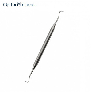 Curettes de détartrage manuelles de précision, instruments dentaires professionnels en acier inoxydable, poignée ergonomique pour l'élimination de la plaque dentaire - Product Image 3