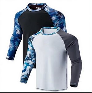 Custom High Quality Heat-Transfer Printed Short Sleeve Rash Guard Set Quick Dry Plus Size Gym <b>Compression</b> <b>Shirt</b> <b>Men</b> - Product Image 1