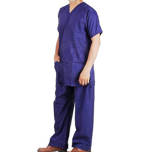 Comfortable Custom Made Hot Selling <b>Top</b> & Pants Breathable Lightweight Premium <b>Scrub</b> <b>Top</b> & Pants - Product Image 4