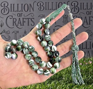 Chapelet musulman en résine Tasbih Misbaha 33 perles, chapelet islamique Zikr Dhikr fait main, cadeau de l'Aïd, vente en gros - Product Image 4