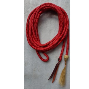 Rênes Mecate 22' pour chevaux, en cuir/tissu durable avec boucle, OEM disponible, produits équestres, prix de gros - Product Image 2