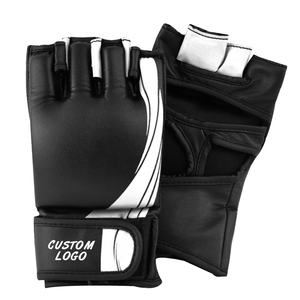 ถุงมือ MMA โลโก้สั่งทำ หนัง PU แท้ ถุงมือชกมวย ถุงมือฝึกซ้อม ถุงมือต่อสู้มืออาชีพ ถุงมือ MMA สำหรับการฝึกซ้อมและการต่อสู้ - Product Image 1