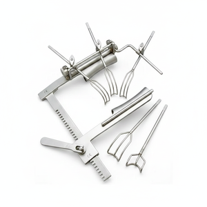 Ensemble complet de rétracteurs cardiaques à valve mitrale manuels Cooley-Cosgrove en acier inoxydable de haute qualité, approuvé CE pour usage cardiovasculaire - Product Image 1