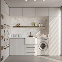 Meuble de rangement complet et moderne pour buanderie Senger avec évier intégré