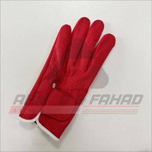 Custom Color Pakistani Cabretta Leather Golf Glove with Your <b>Own</b> Logo - Product Image 3