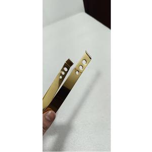 New Kitchen Set Tolls <b>Tongs</b> Stainless Steel Brass polished Golden <b>ice</b> <b>tongs</b> Customized logo <b>tongs</b> - Product Image 1