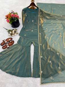 Conjunto de Salwar de Diseño Moderno para Mujer, en Seda Chinon Pesada, Estilo Indio, de Ramdev Trading, Diseño de Éxito 2026, Súper Diseño, Completamente Elegante - Product Image 6