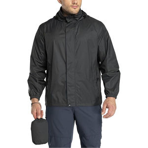 Veste de pluie B2B en gros, coupe anatomique pour une liberté de mouvement totale lors du cyclisme et de la course à pied, couleur personnalisée, prix - Product Image 1