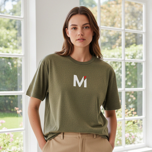 Camiseta de Alta Calidad para Hombre, Estilo Boxy, Hombros Caídos, Streetwear, Lisa, Personalizable con Logotipo, Ropa de Marca - Product Image 6