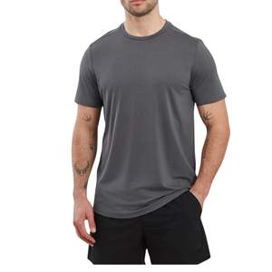 Camiseta Deportiva Personalizada para Hombre, Transpirable, de Secado Rápido, para Entrenamiento Físico, Manga Corta, Camiseta Deportiva con Logotipo Personalizado al por Mayor - Product Image 1