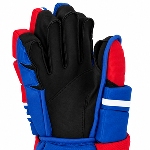 IBERIA Premium Blue <b>Red</b> Ice Hockey <b>Gloves</b> | Protective Hockey Player <b>Gloves</b> | Custom Logo OEM Wholesale - Product Image 5