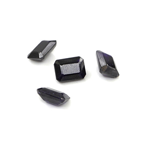 Saphirs bleus naturels de Bangkok, taille octogonale calibrée 6x8mm, pierres précieuses en saphir bleu naturel facetté pour la création de bijoux - Product Image 1