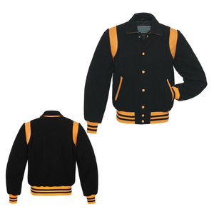 Wholesale Saleh Enterprises Custom Unisex Winter Embroidered Varsity Jacket Premium Wool Fabric <b>Blend</b> Streetwear Vintage OEM ODM - Product Image 1
