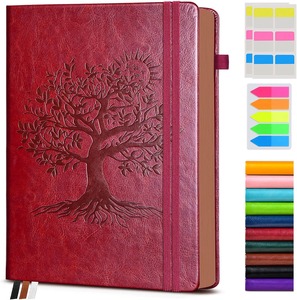 Cuaderno de Tapa Dura A5 de PU, 5.8x8.3 Pulgadas, Diario para Mujeres y Hombres, Regalo, para Tomar Notas, Escuela, Negocios, Trabajo, Viajes - Product Image 4
