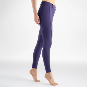 Pantalones de equitación de silicona de asiento completo transpirables de secado rápido para entrenamiento y competición de caballos occidentales, precio mayorista - Product Image 2