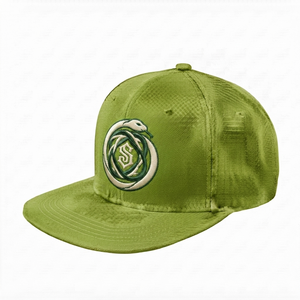 Gorra Snapback de 6 Paneles con Logotipo Bordado, Parte Trasera Curvada, Unisex, Casual, para Adultos, Visera Plana, Ajustable, de Jersey Sólido Sublimado - Product Image 1
