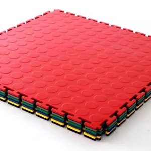 Tapis de sol industriel en PVC, revêtement de sol emboîtable pour atelier - Product Image 1